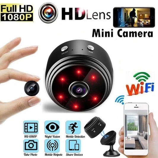 Mini cámara A9 con Wifi, grabadora de vídeo de seguridad, 1080P, HD, inalámbrica
